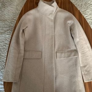 J Crew Wool Coat taupe size 0